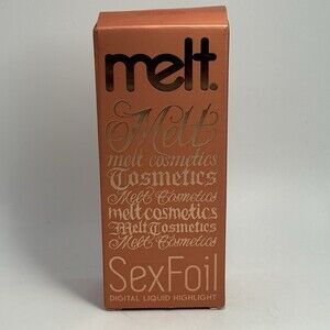 Melt Cosmetics SexFoil Digital Liquid Highlighter in Afterglow - Cracked Lid!